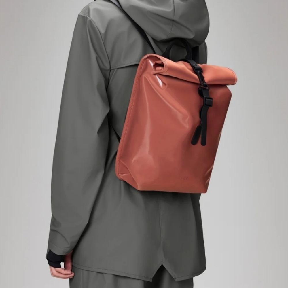 Rains Rolltop Rucksack Mini - Picture 2 of 7